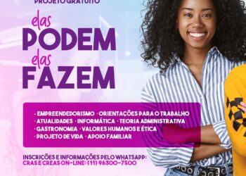 SDS tem vagas para os projetos “Jovens Talentos” e “Elas Podem. Elas Fazem”