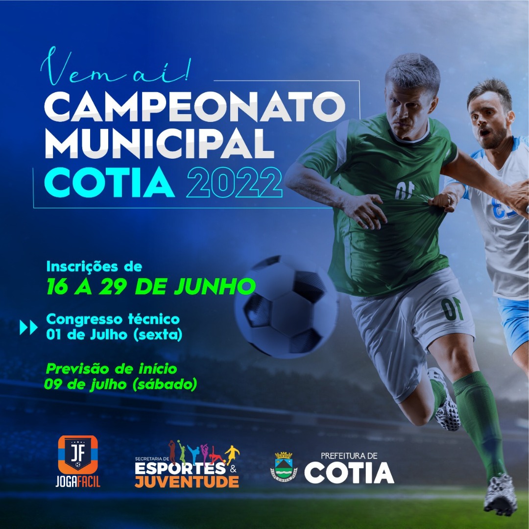 Depois de dois anos a bola vai rolar no Campeonato Municipal de Futebol –  Prefeitura de Cotia