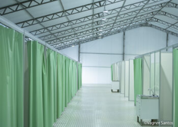 Centro de Combate e Referência ao Coronavírus de Cotia está mais de 90% concluído