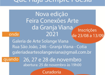 Artistas: inscrições abertas para a Feira Conexões Arte da Granja Viana