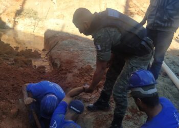 Guarda Civil Ambiental presta primeiros-socorros à vítima de deslizamento