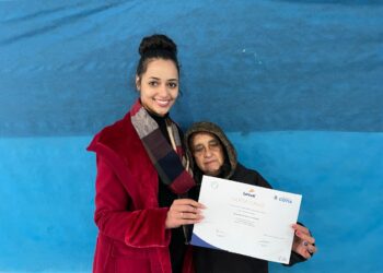 Alunas do curso de jardinagem recebem certificado de conclusão