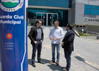 Diretor de Segurança Pública do Pará vem a Cotia conhecer sistema de monitoramento