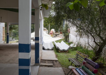 Novos ambientes e espaço para atividades estão sendo implantados na E.M Joaquim M. Victor