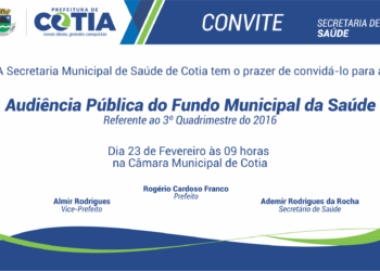 Fazenda e Saúde apresentam balanço do último quadrimestre na Câmara de Cotia