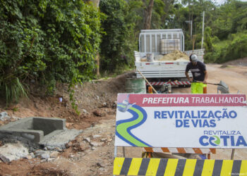 Danificada por obras da Sabesp estrada do Ribeirão recebe obras de melhorias   