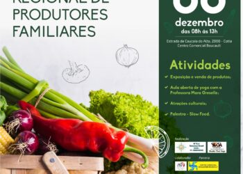 Acontece neste sábado (8/12) o II Encontro Regional de Produtores Familiares   
