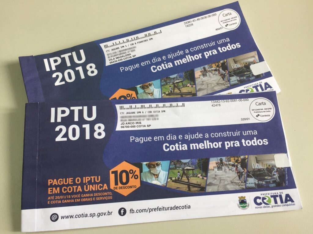 IPTU 2018_Cotia_Divulgação