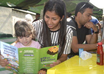 Ação nas ruas alerta sobre a erradicação do trabalho infantil
