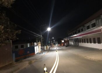 Settrans realiza pintura de sinalização na João Paulo Ablas