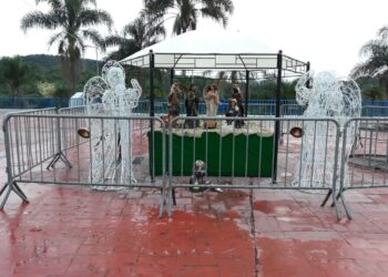 GCM prende homem que furtou e danificou parte da decoração natalina