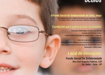 Fundo Social de Cotia vai doar óculos pela campanha “Novo Olhar”   
