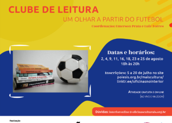 Abertas as inscrições para oficinas gratuitas em parceria com a Poiesis