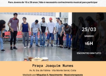 Projeto SubverSom traz experiência de musicoterapia em encontros abertos na região central