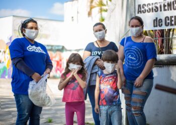 Prefeitura inicia a distribuição de máscaras de tecido para a população