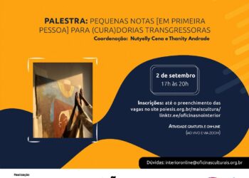 Setembro recheado de oficinas culturais gratuitas em parceria com a Poeisis