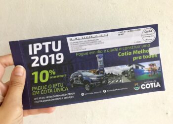 IPTU 2019: pagamento antecipado e à vista terá 10% de desconto