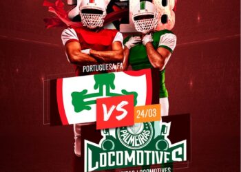 São Paulo e Palmeiras jogam pelo Paulista de Futebol Americano em Cotia   