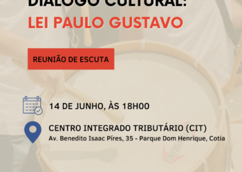 Cotia promove ‘Diálogo Cultural sobre a Lei Paulo Gustavo’
