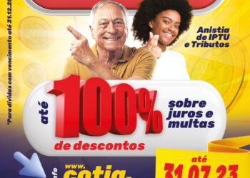 Prefeitura de Cotia lança anistia de juros e multas para impostos atrasados