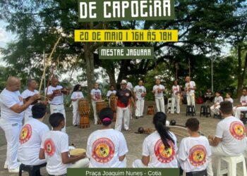 Sábado (20) é dia de Roda de Capoeira com o Mestre Jaguara