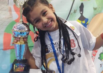 Capoeirista mirim de Cotia fica no lugar mais alto do pódio nos Jogos Institucionais