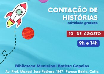 Dia 10 de agosto, Cotia terá contação de histórias com a Cia. Mapinguary