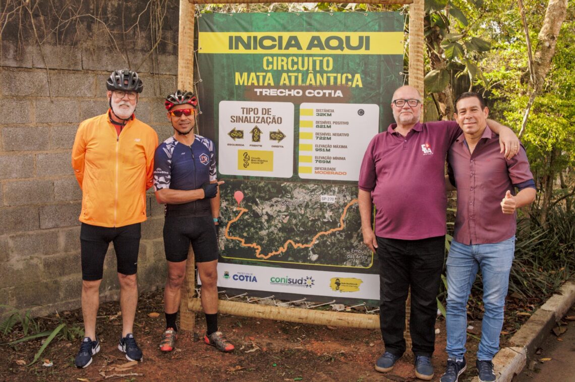 Circuito Mata Atlântica: Cotia ganha trecho de cicloturismo regional