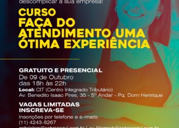 Em outubro acontecem mais dois cursos gratuitos para empreendedores de Cotia