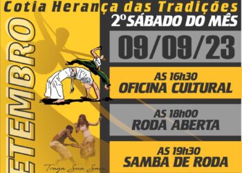 Sábado (9/09) tem mais uma edição da Roda dos Capoeiristas
