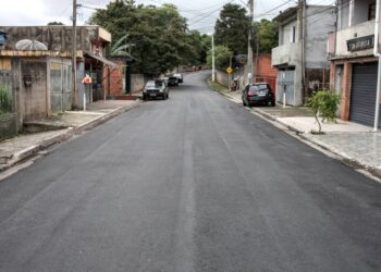 O programa Asfalto Novo está revitalizando 100% das vias do Jardim Petrópolis
