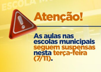 Aulas na rede municipal permanecem suspensas na terça, 7/11
