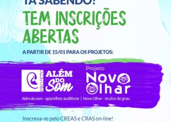 ‘Cotia que Cuida’ está com inscrições abertas para os projetos ‘Além do Som’ e ‘Novo Olhar’