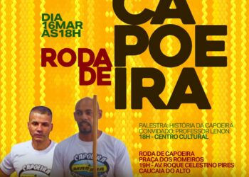 História da Capoeira será contada em evento gratuito na Praça dos Romeiros