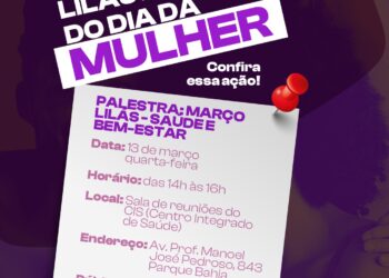 Março Lilás: Cotia promove programação especial voltada à saúde da mulher