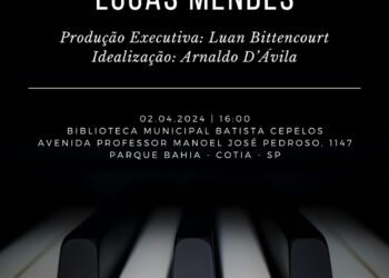 Cultura celebra aniversário de Cotia com ‘Recital de Piano Transcendental’