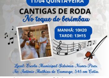 E.M Sidronia N. Pires recebe ‘Cantigas de Rodas: No Toque do Berimbau’ na quinta (11)