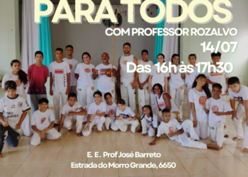 Jd. Ísis receberá mais uma edição do projeto ‘Capoeira para Todos’, no dia 14/07