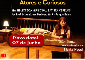 Inscrições abertas para mais uma edição da oficina ‘Atuação para atores e curiosos’