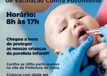 Sábado (8/06) é Dia D de Vacinação contra a Poliomielite