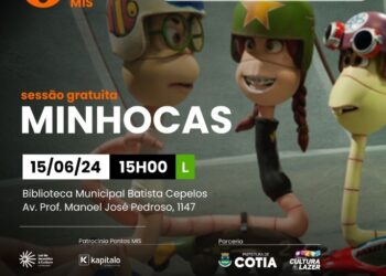 Cinema de graça: sábado, 15, tem exibição de ‘Minhocas’, na Biblioteca Batista Cepelos