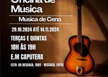 Oficina de Música de Cena promove imersão musical gratuita no bairro Ressaca