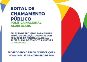 Prazo para inscrições de Projetos nos Editais da PNAB Cotia é prorrogado até o dia 12/11