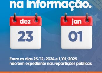 Atenção ao expediente de fim de ano