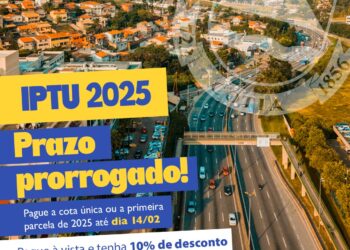Prefeitura de Cotia prorroga o vencimento da 1ª parcela do IPTU e da cota única com desconto