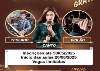 Inscrições abertas para o projeto ‘Música para Cotia’, com aulas de teclado, canto e violão