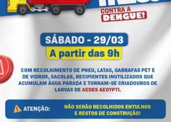 Cotia terá Operação Cata Treco contra a Dengue no sábado (29/03)