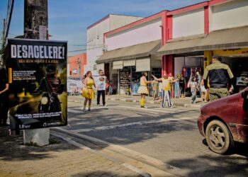Brincando e orientando: Movimento Maio Amarelo alertou sobre segurança no trânsito