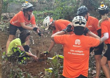 Dia da Árvore é celebrado com passeio ciclístico e plantio de Ipê amarelo