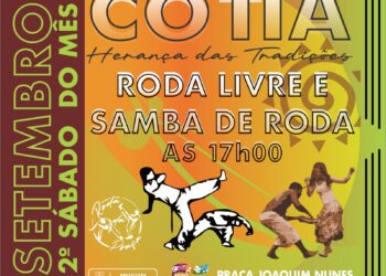 Sábado, 13/09, tem Roda Livre e Samba de Roda na Praça Joaquim Nunes